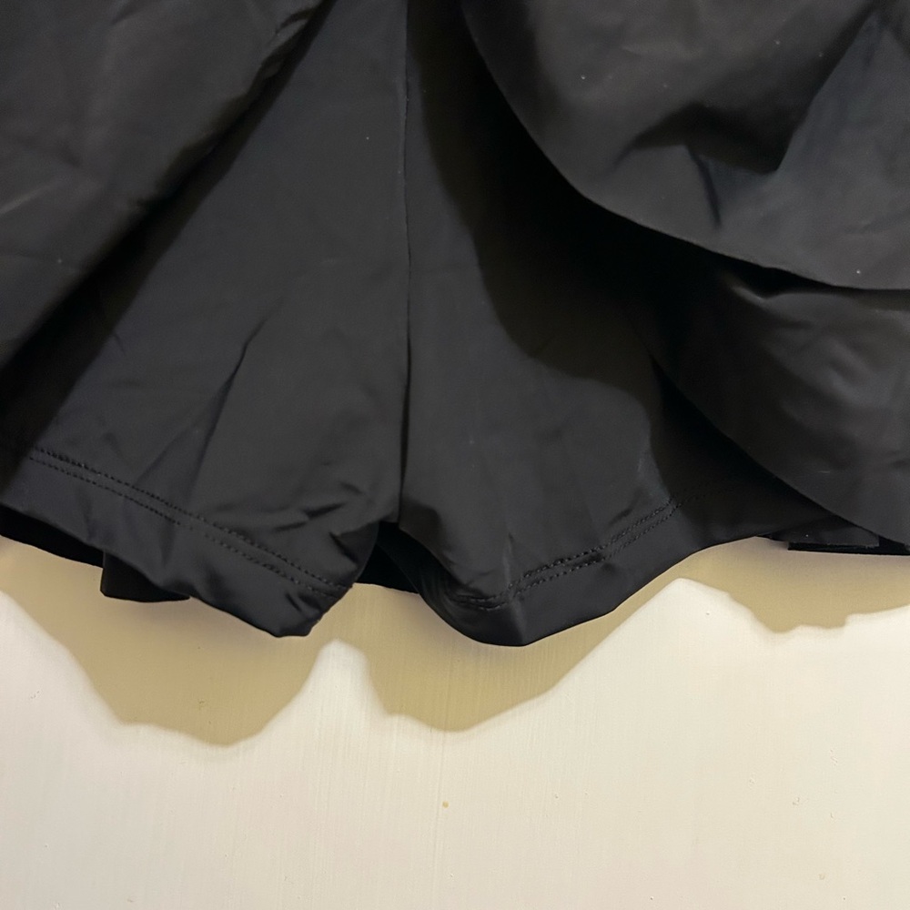 NWT Sharp Women's Indero Court Collection Cute & Trendy Layered Black Skort,Sz L - Picture 3 of 7